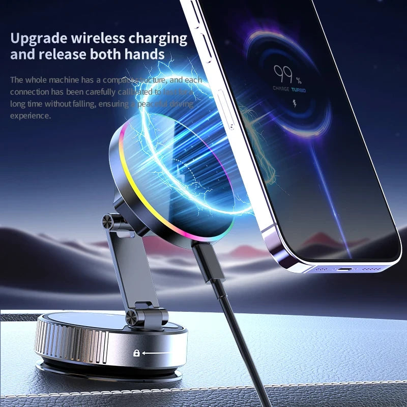 15w Wireless Car Charger Phone Holder