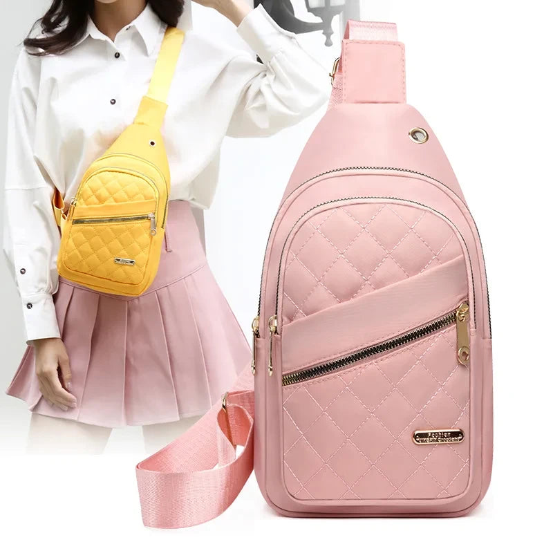 Nylon Crossbody Waist Bag