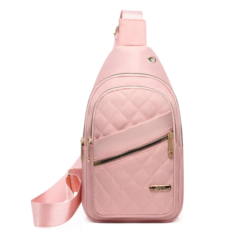 Nylon Crossbody Waist Bag
