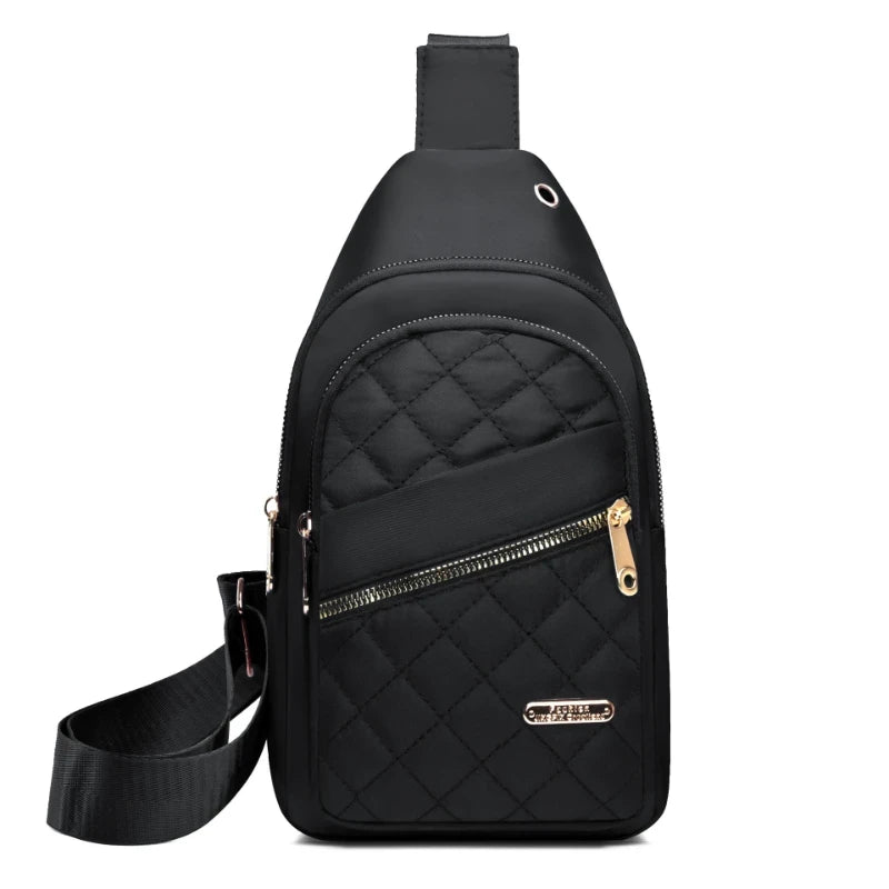 Nylon Crossbody Waist Bag