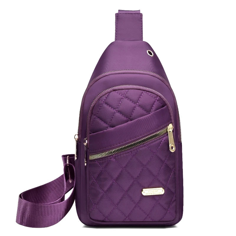 Nylon Crossbody Waist Bag