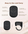 Scrolling Ring Wireless Remote Control Page Turner for iPhone Android, Phone Video Scroller, Camera Shutter