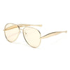 Retro Pilot Metal Sunglasses