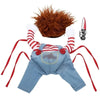 Funny Dog Halloween Costume With Knife